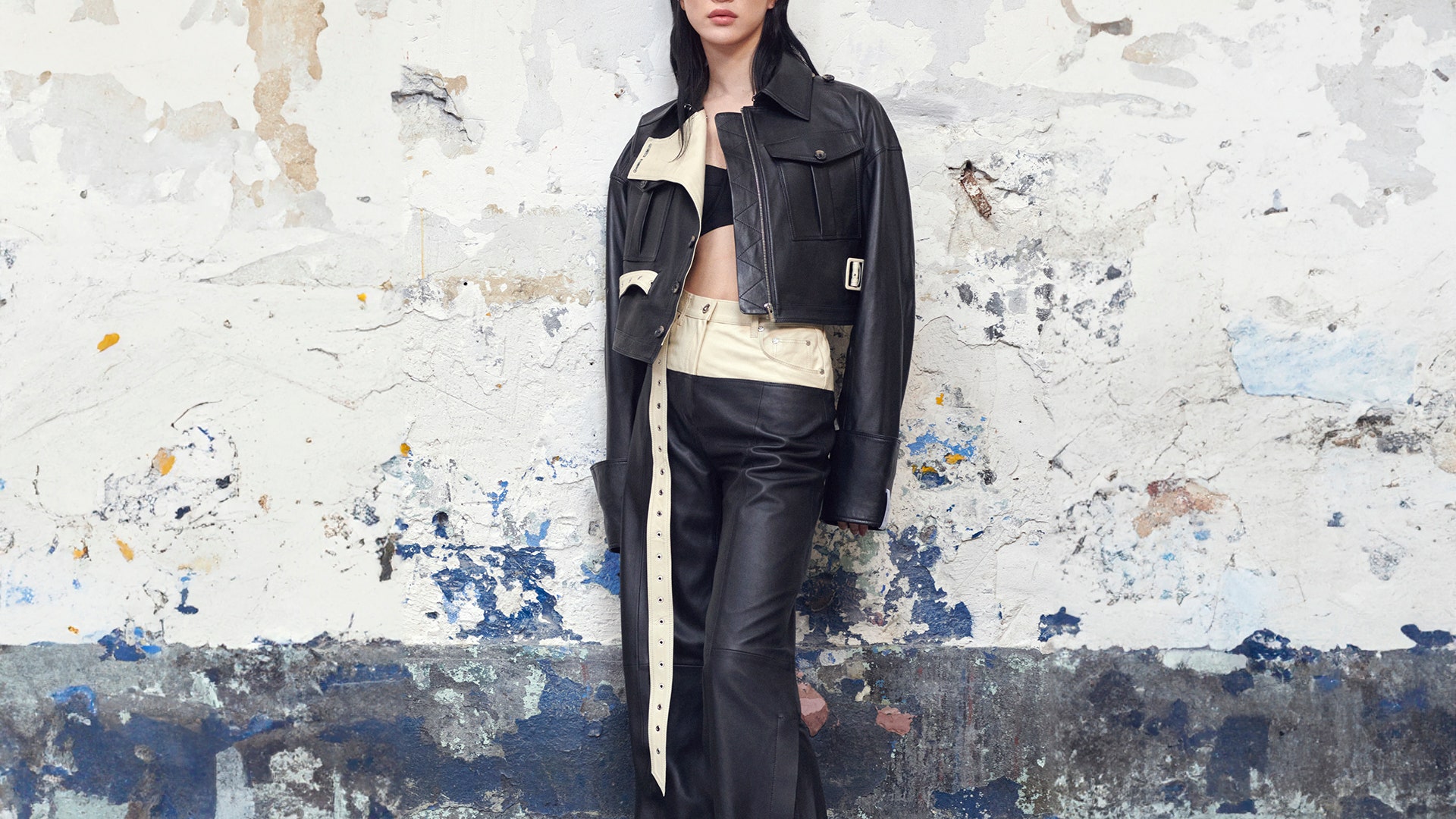 Image may contain Clothing Coat Jacket Adult Person and Pants