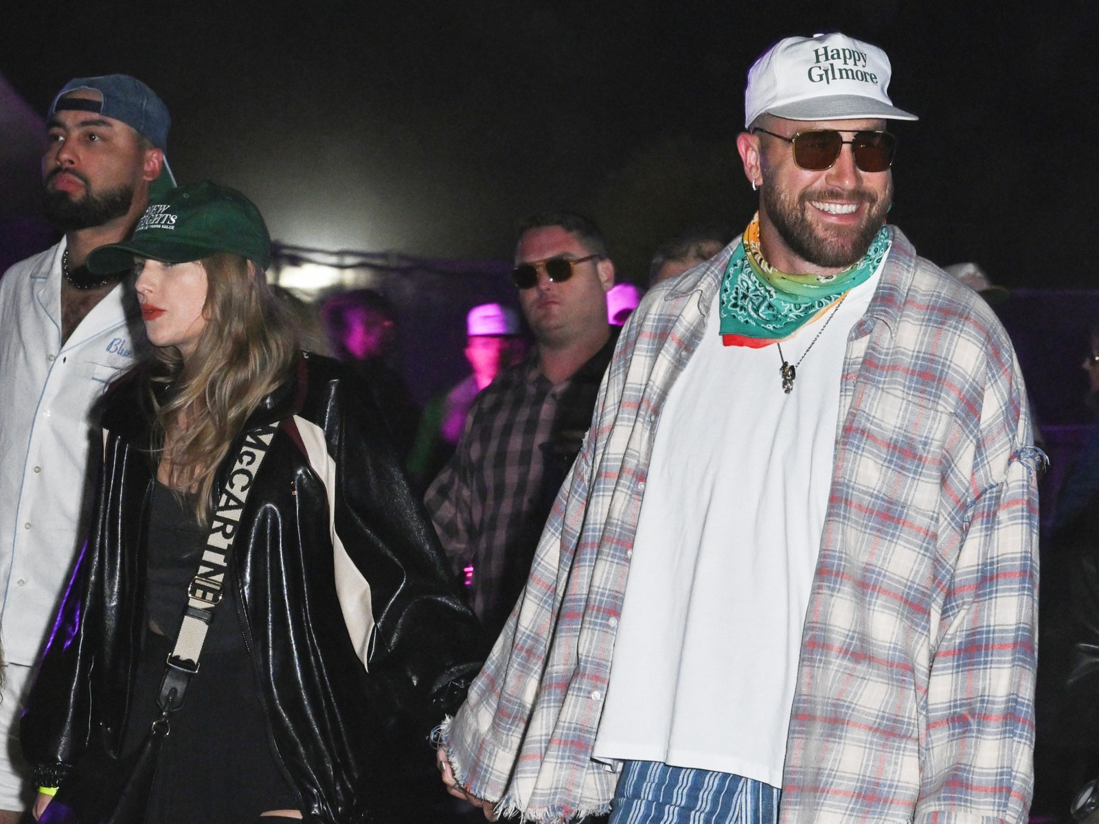 Travis Kelce lifting Taylor Swift above his head at Coachella is peak football boyfriend behaviour